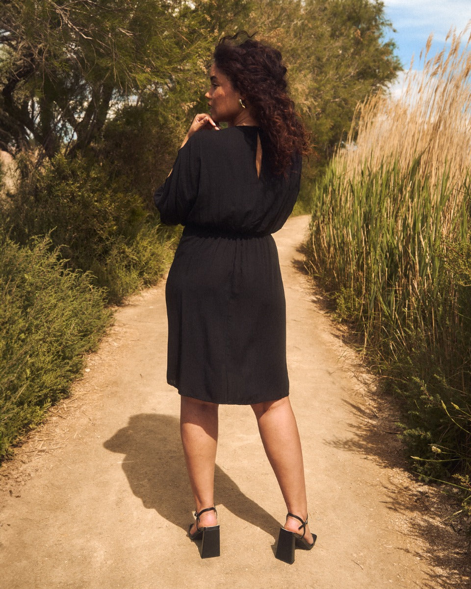 Robe Ange Noir Alme